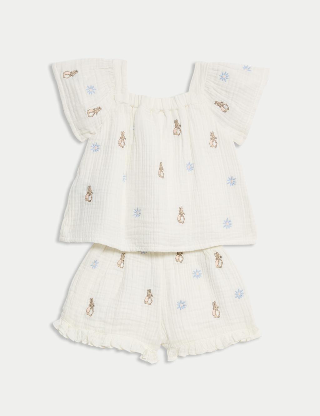 2pc Pure Cotton Peter Rabbit™ Outfit (0-3 Yrs) 2 of 6