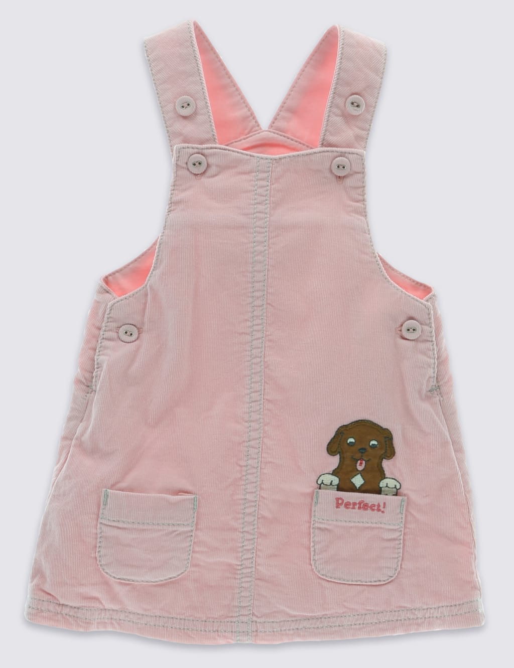 Dear Zoo 3 Piece Cotton Rich Bodysuit, Pinny & Tights Outfit 4 of 6