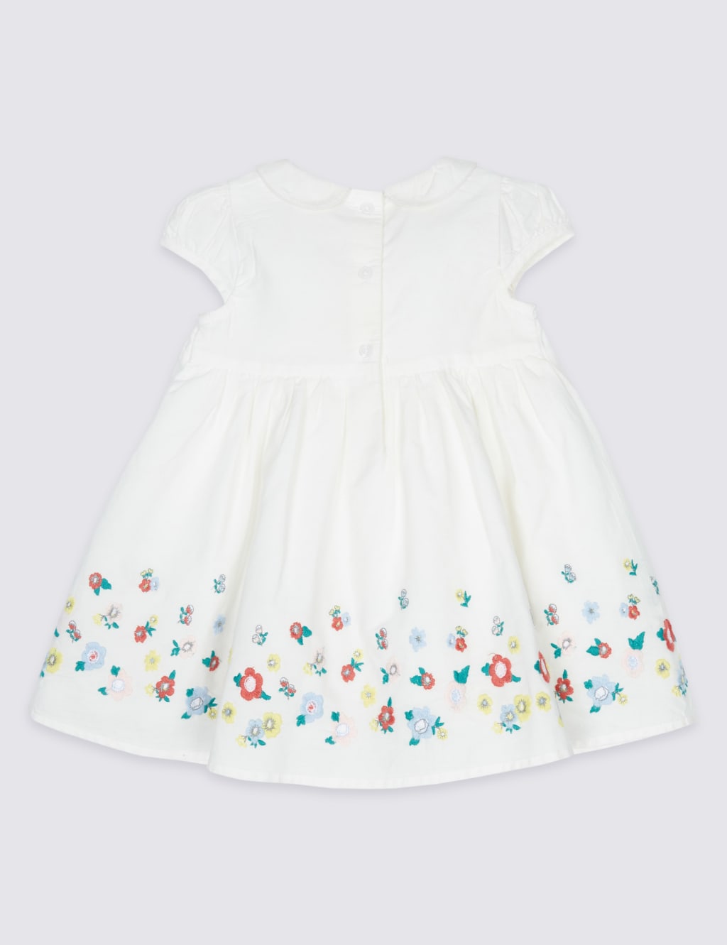 Pure Cotton Embroidered Baby Dress 3 of 6