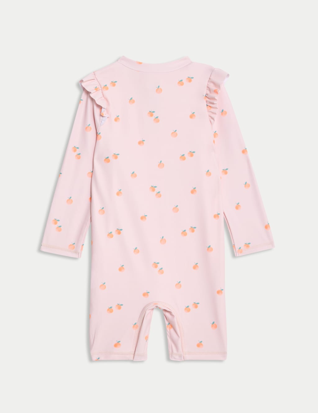 Peach Print All in One Swimsuit (0-3 Yrs) 2 of 3