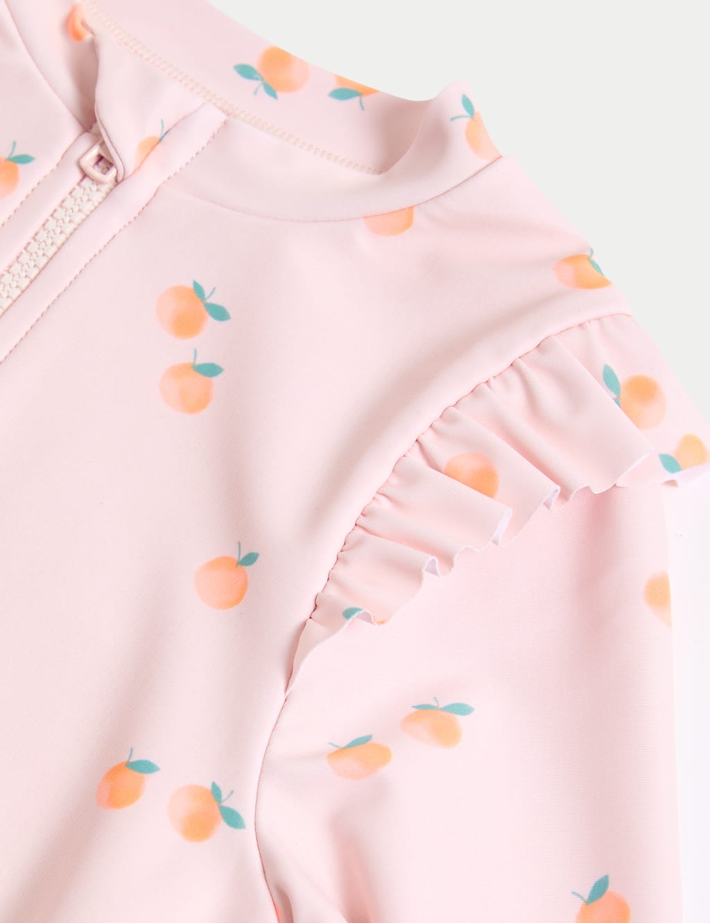 Peach Print All in One Swimsuit (0-3 Yrs) 3 of 3
