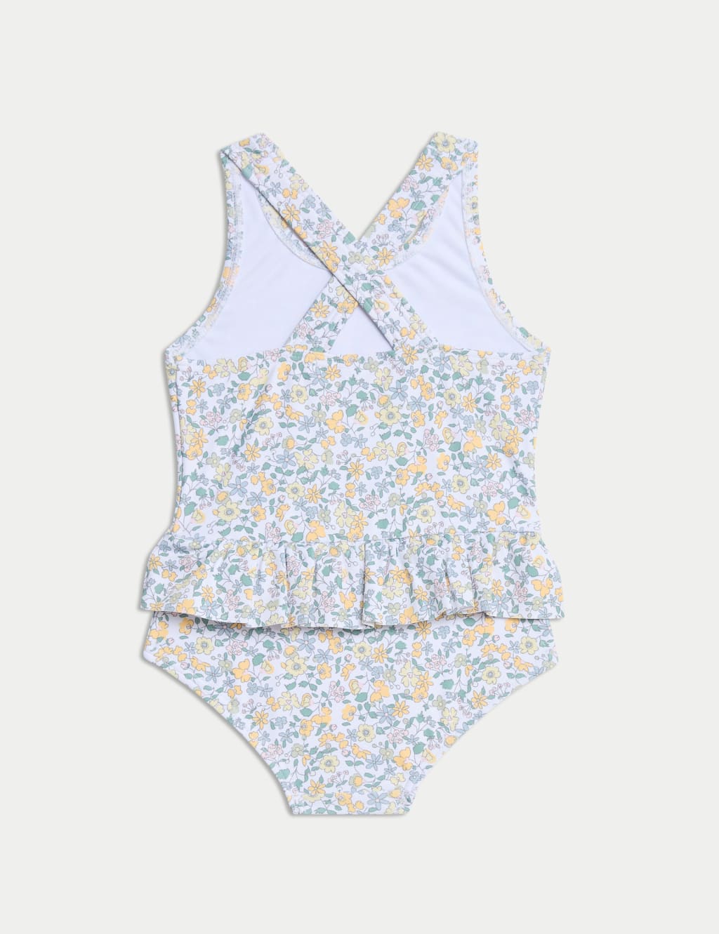 Ditsy Print Frill Swimsuit (0-3 Yrs) 2 of 3