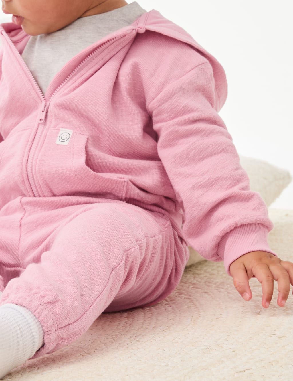 Pure Cotton Zip Hoodie (0-6 Yrs) 6 of 7