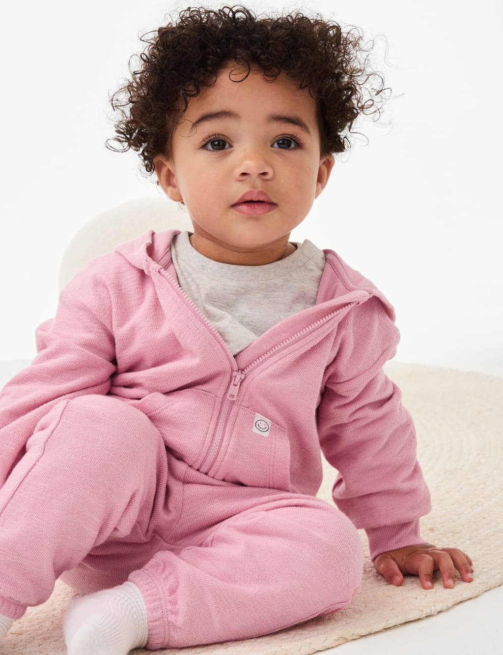 Pure Cotton Zip Hoodie (0-6 Yrs) 7 of 7