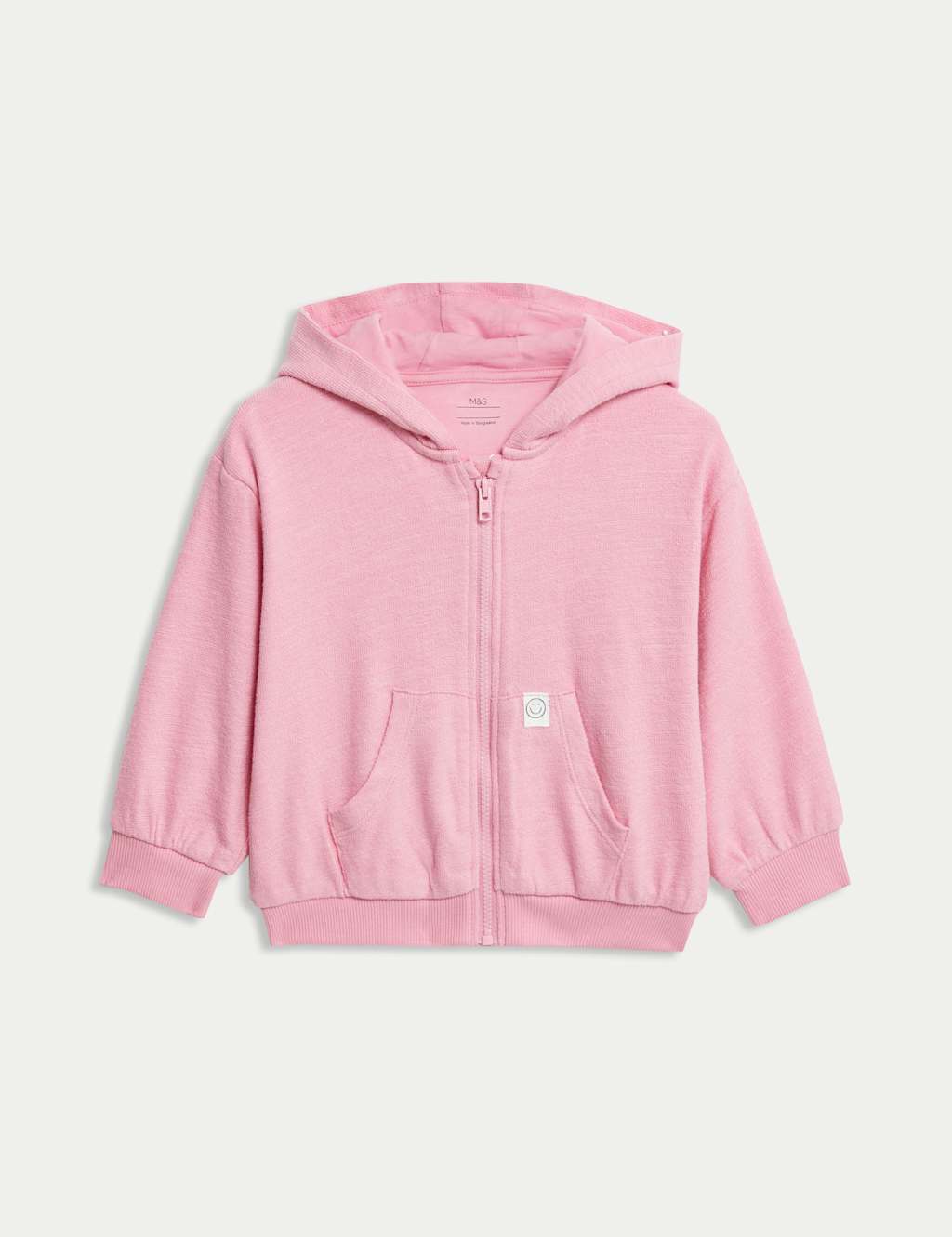 Pure Cotton Zip Hoodie (0-6 Yrs) 2 of 7