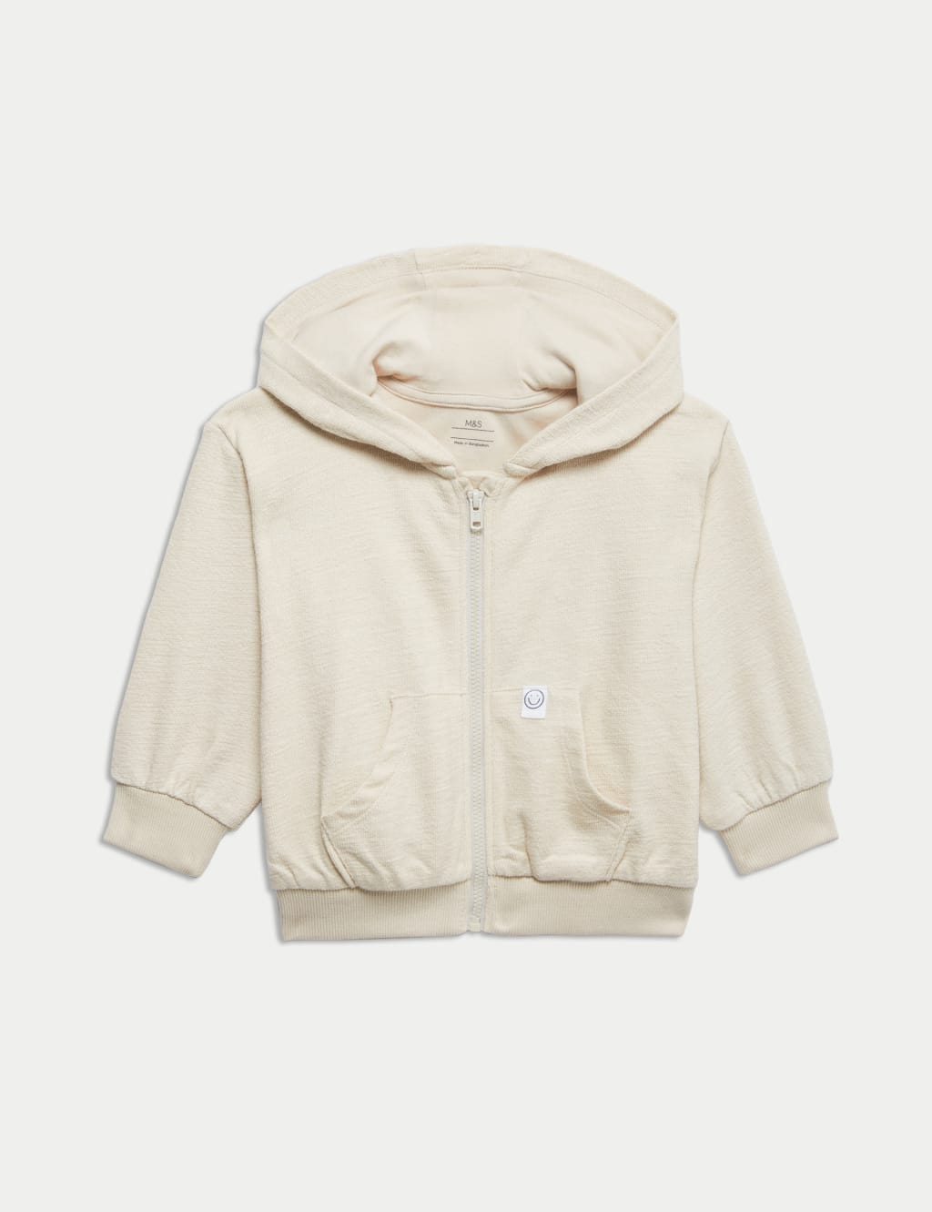 Pure Cotton Zip Hoodie (0-6 Yrs) 2 of 6
