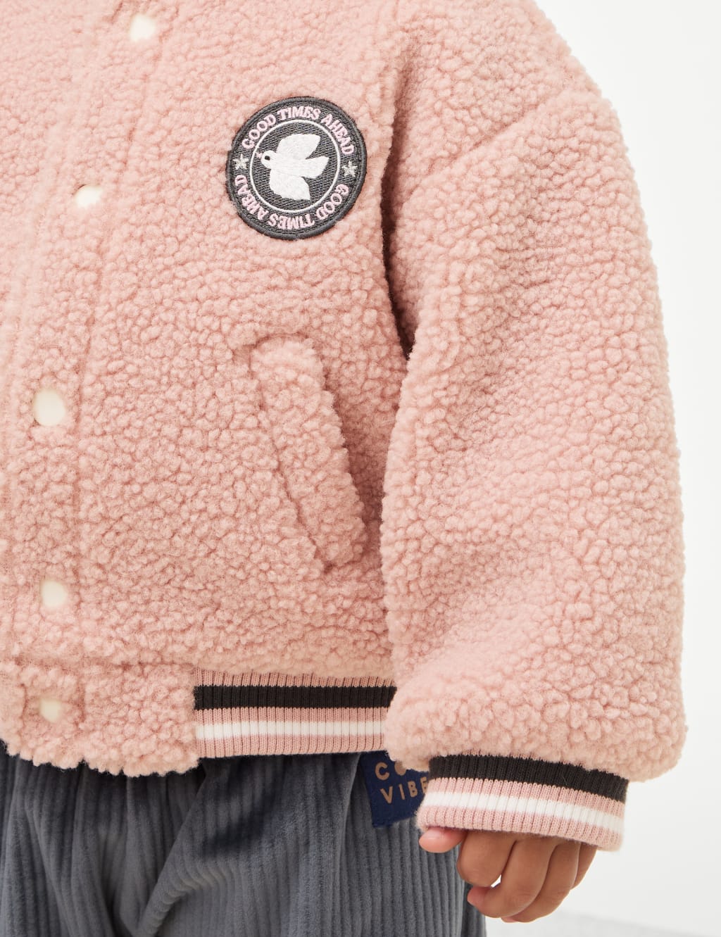 Borg Bomber Jacket 0 3 Yrs