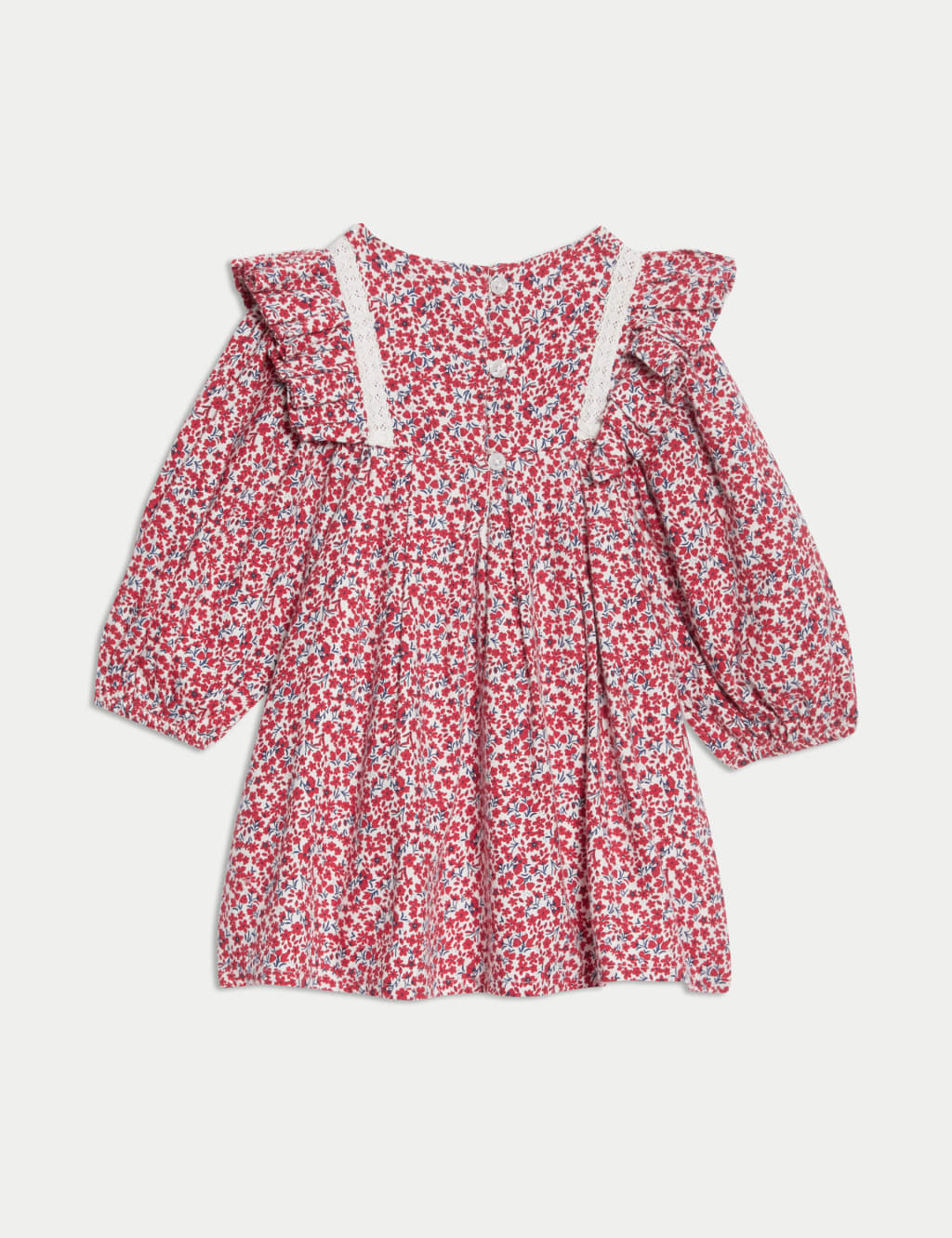 2pc Cotton Ditsy Floral Dress with Tights 0 Mths 3 Yrs M S Collection M S