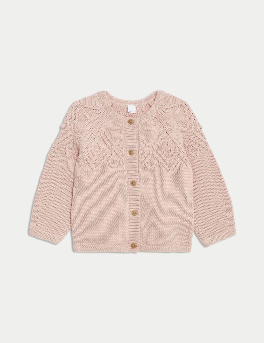 Pure Cotton Patterned Cardigan (0-3 Yrs) 2 of 6
