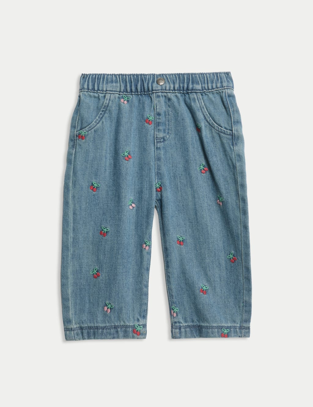 2pc Denim Embroidered Jacket & Jeans Outfit (0-6 Yrs) 4 of 6