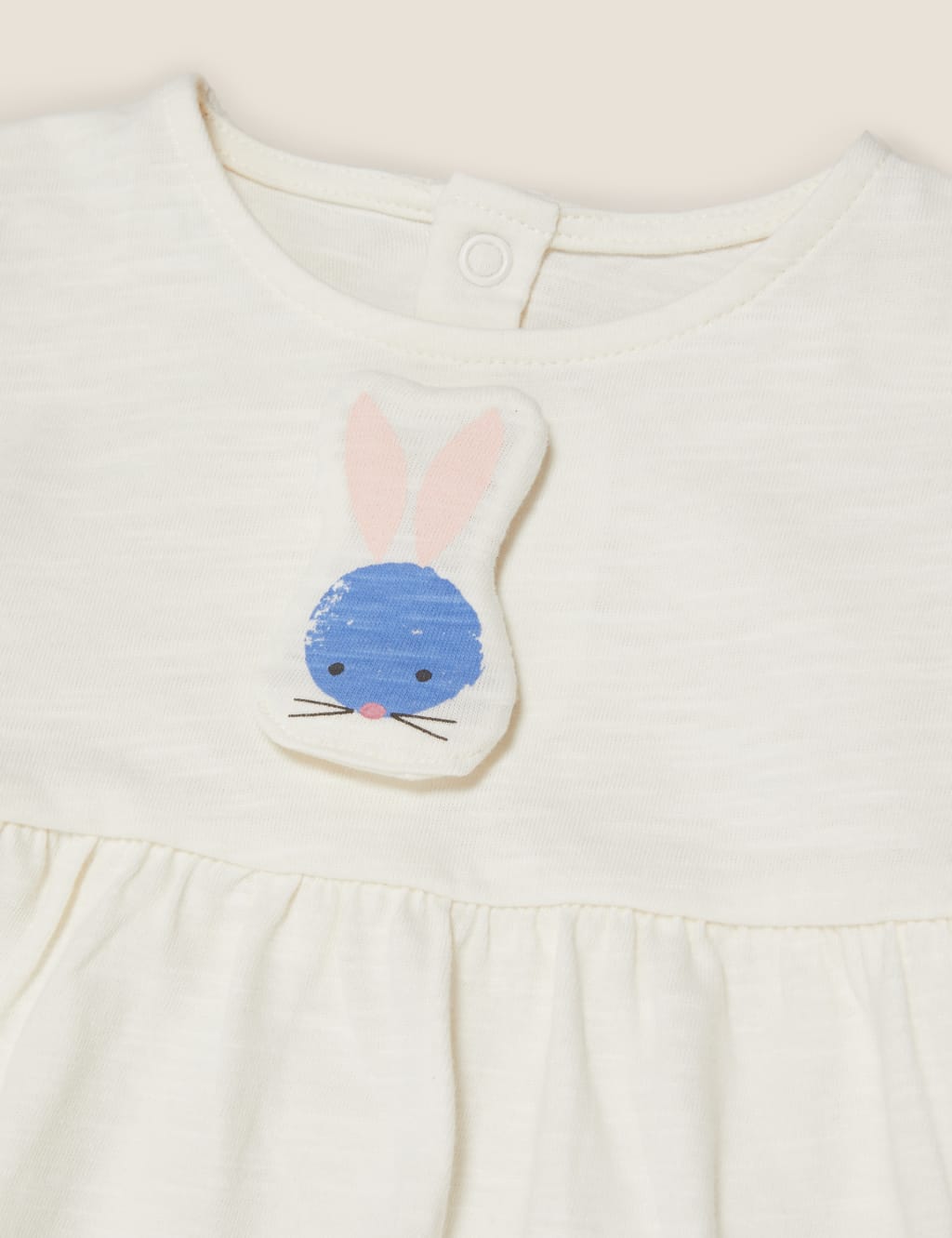 2pc Cotton Bunny Motif Outfit 6 of 9