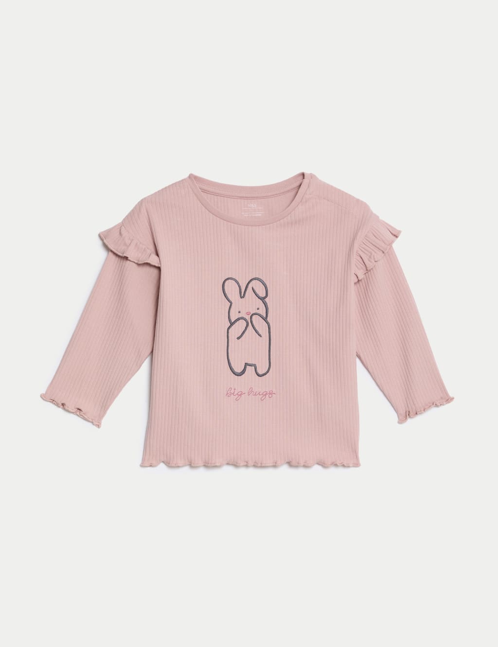 2pc Cotton Rich Bunny Outfit (0-3 Yrs) 4 of 9