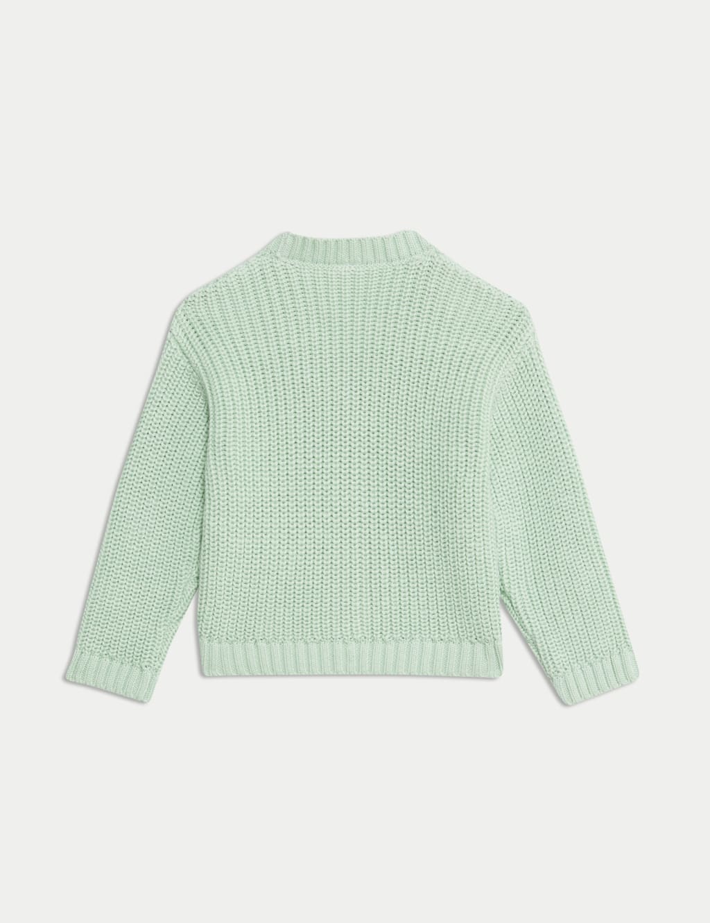 Pure Cotton Knitted Cardigan (0-3 Yrs) 2 of 3