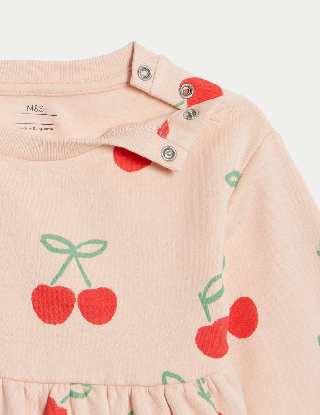 Cotton Rich Print Sweatshirt Dress (0-3Yrs) 3 of 3