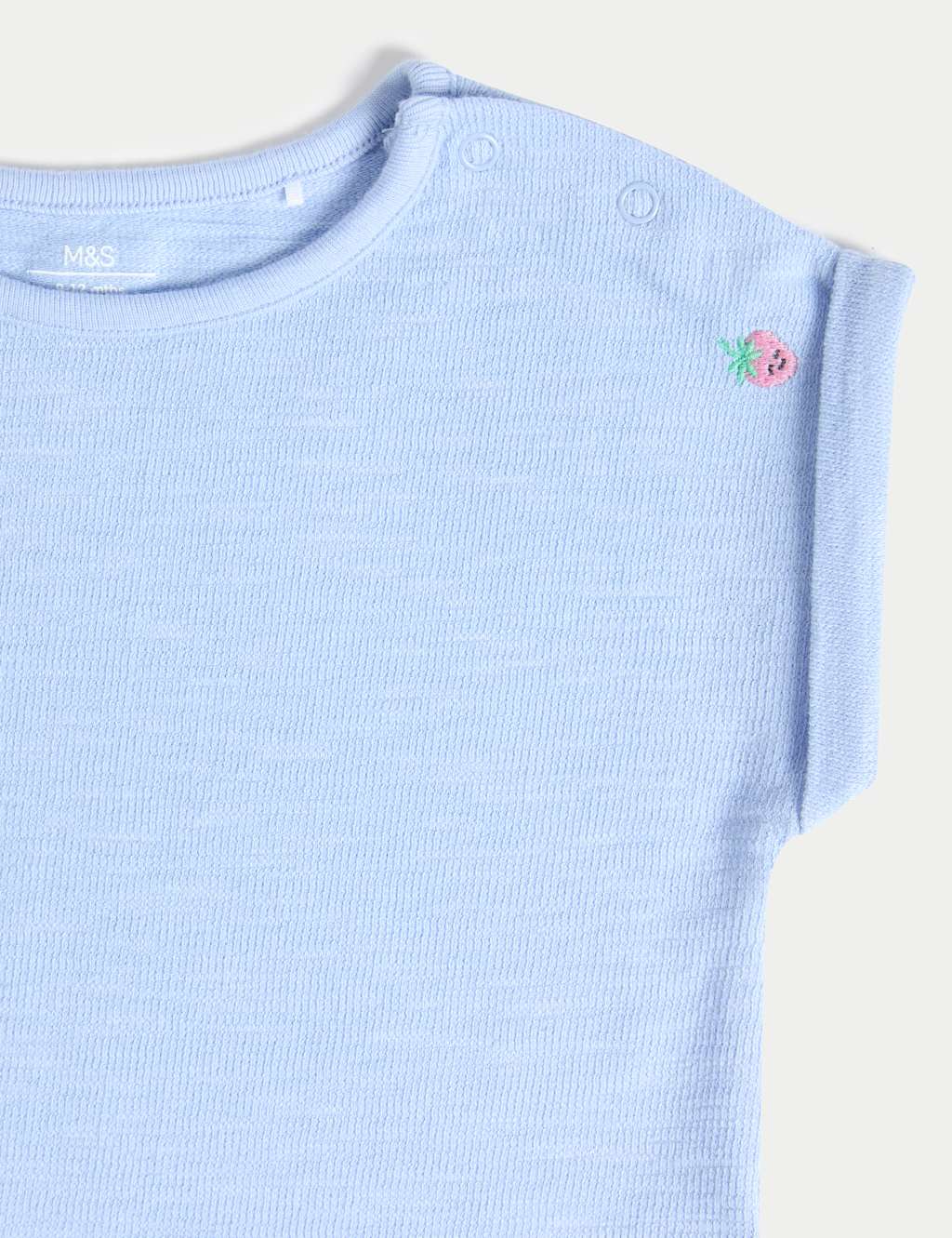 3pk Pure Cotton Peach T-Shirts (0-3 Yrs) 2 of 2