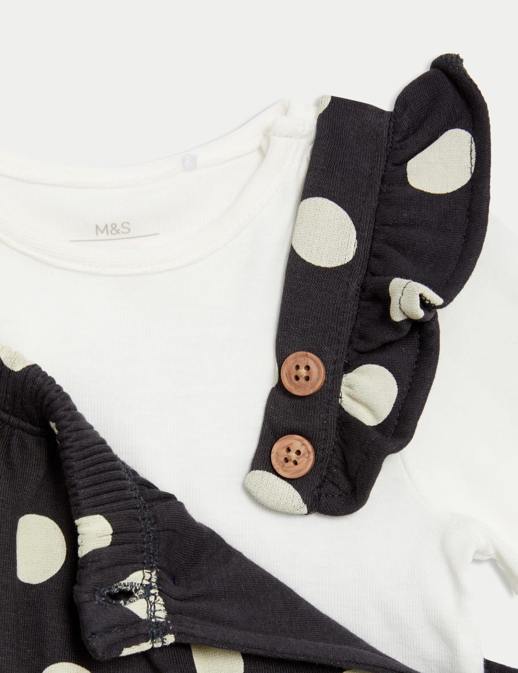 2pc Cotton Rich Spot Outfit (0-3 Yrs) 6 of 6