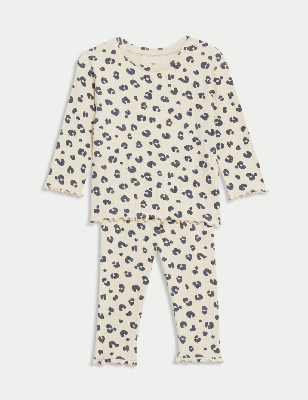 2pc Cotton Rich Jersey Animal Print Outfit (0-3 Yrs) 1 of 6
