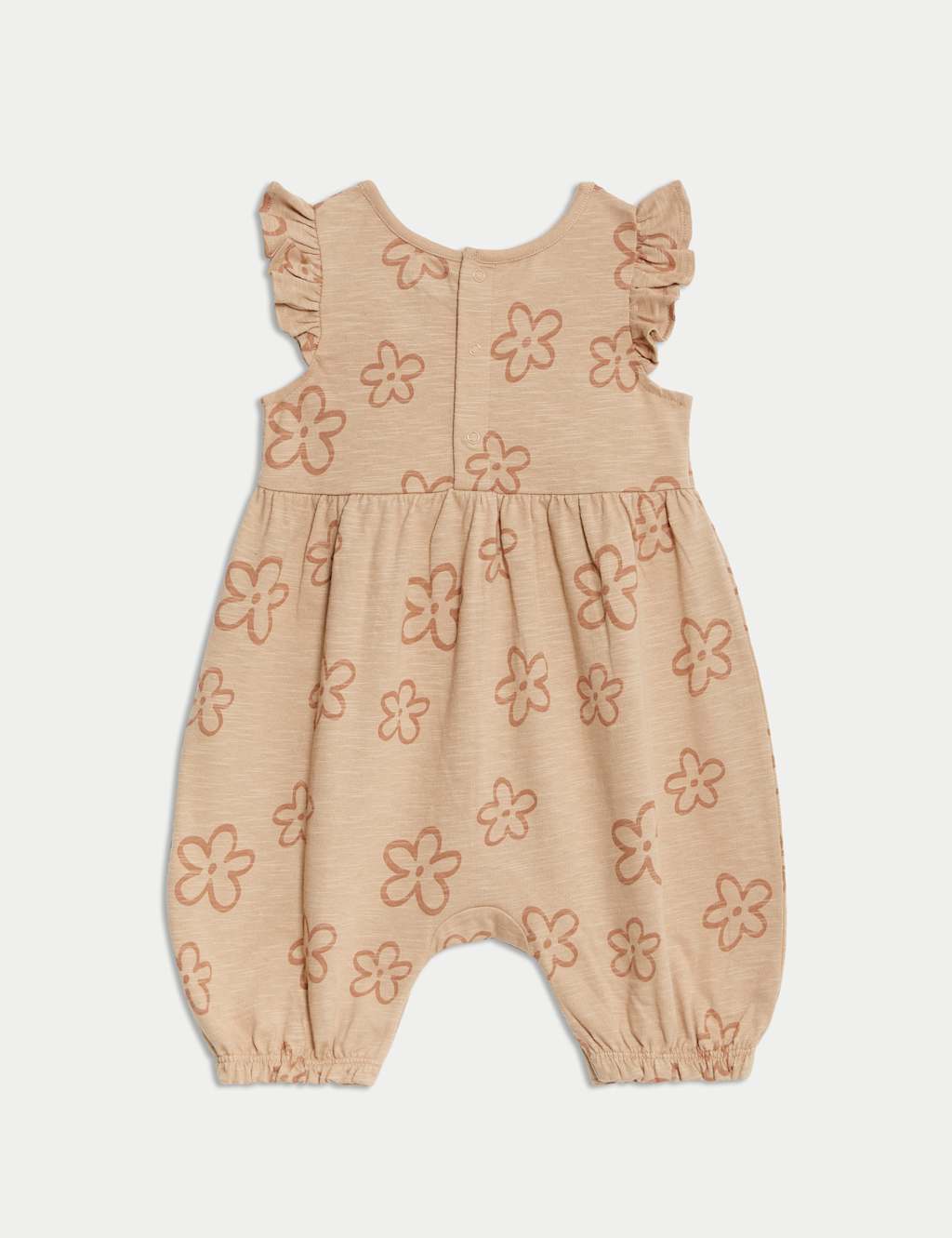 Pure Cotton Floral Romper (0-3 Yrs) 2 of 4