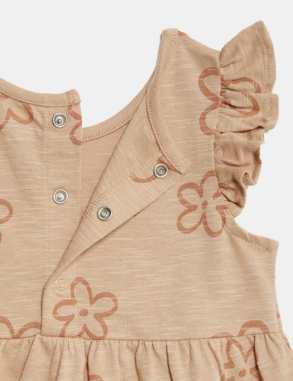 Pure Cotton Floral Romper (0-3 Yrs) 3 of 4