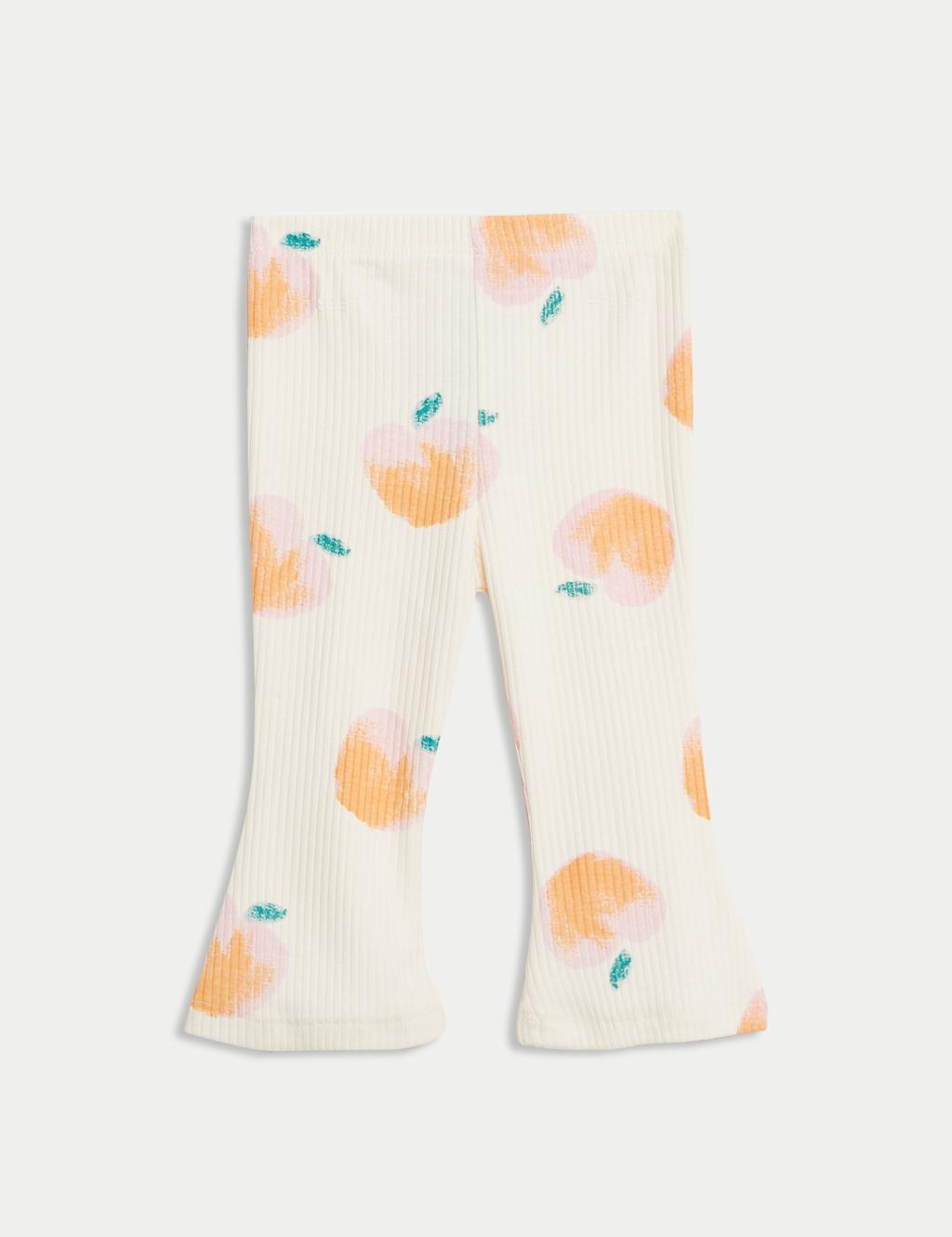 2pc Cotton Rich Peach Top & Bottom Outfit (0 Mths-3 Yrs) 4 of 6