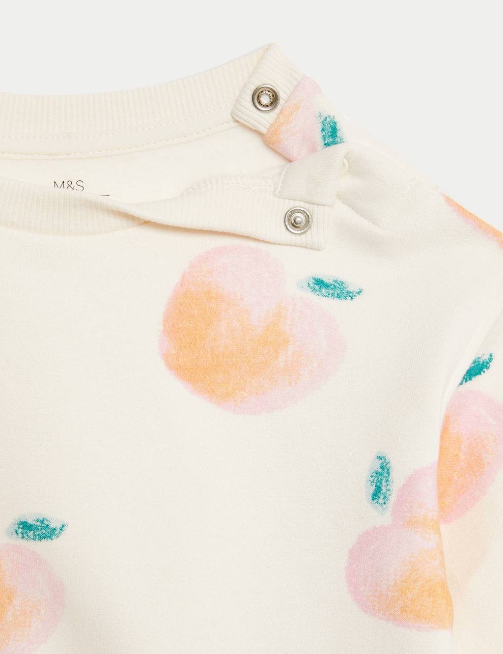 2pc Cotton Rich Peach Top & Bottom Outfit (0 Mths-3 Yrs) 5 of 6