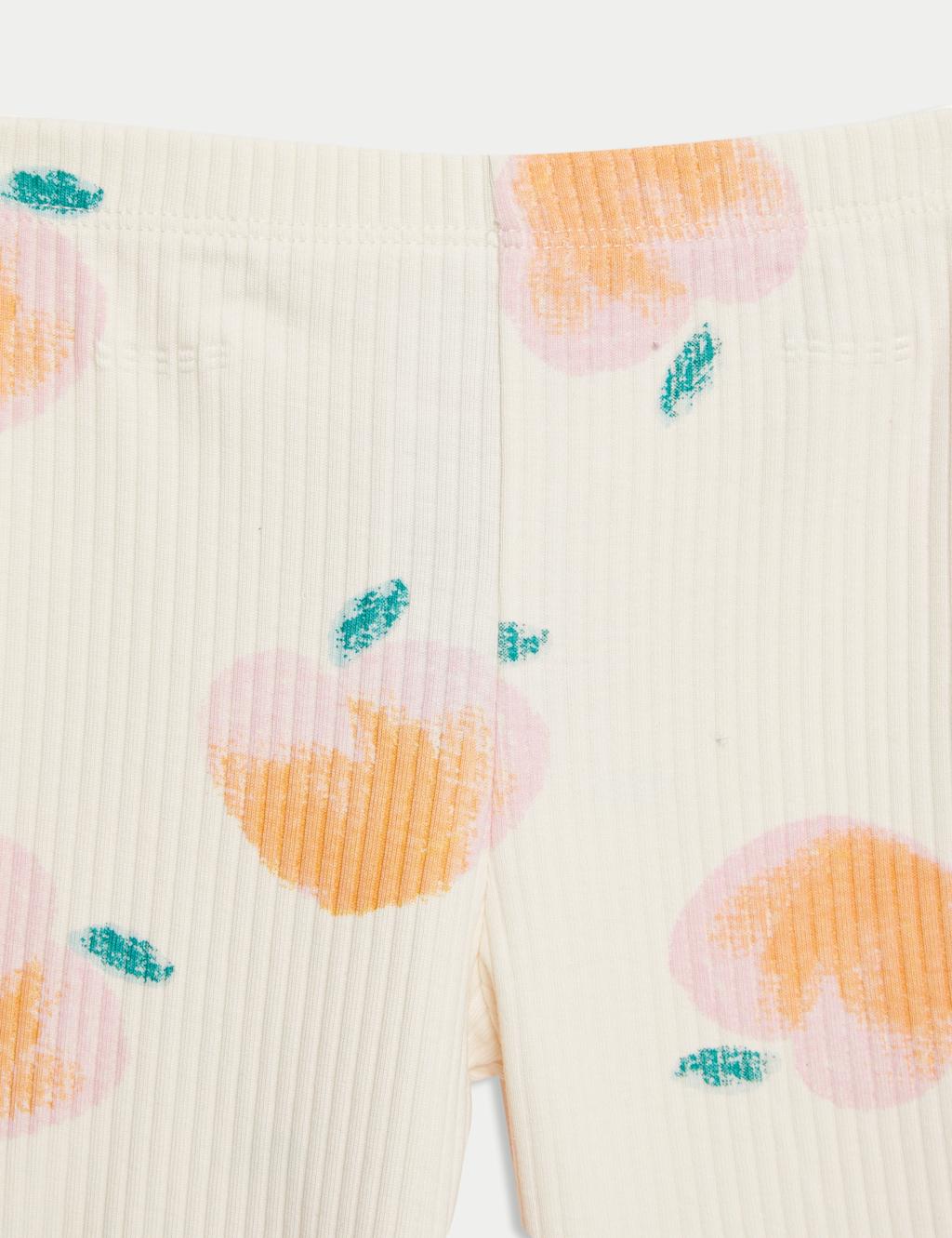 2pc Cotton Rich Peach Top & Bottom Outfit (0 Mths-3 Yrs) 6 of 6
