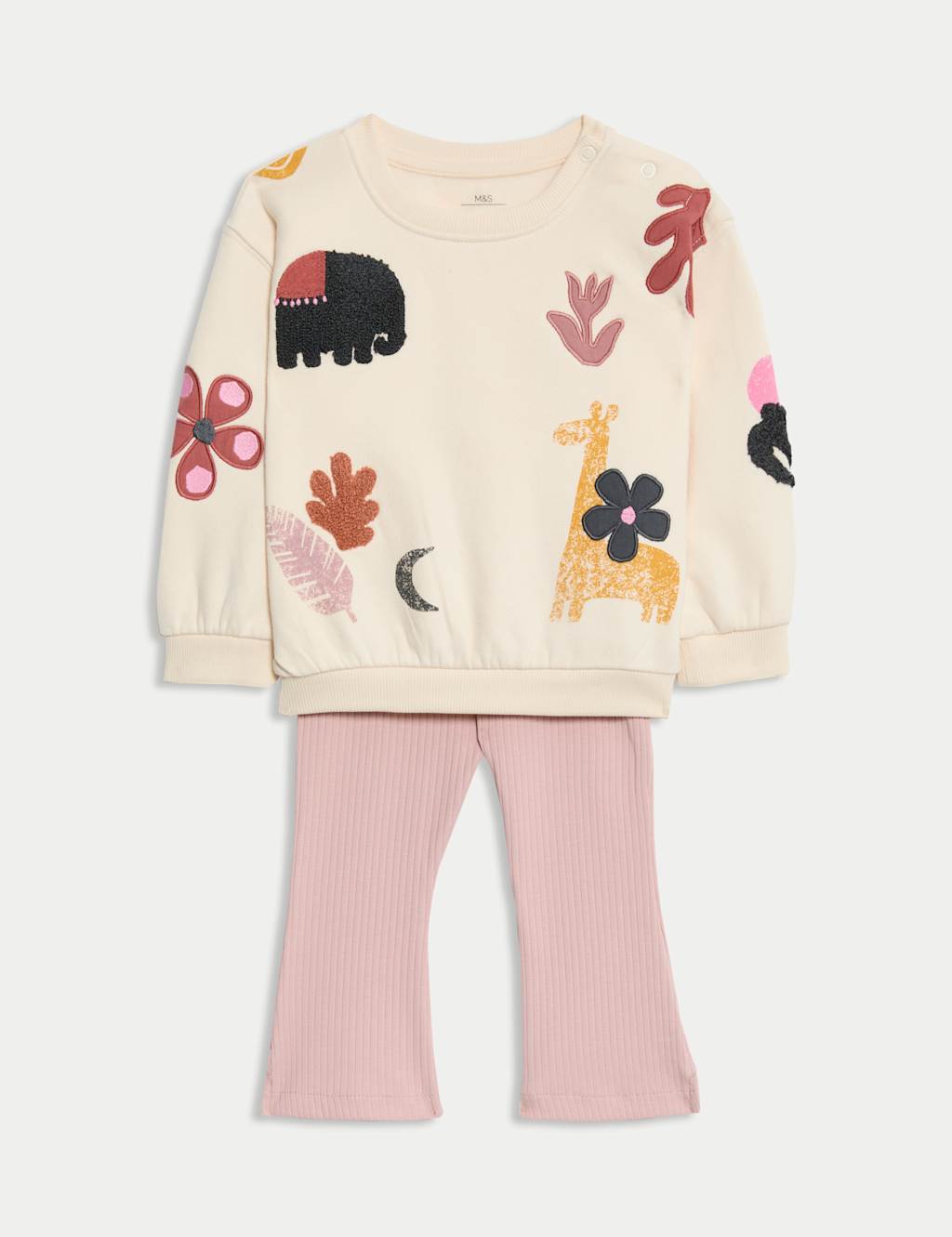 2pc Cotton Rich Safari Outfit (0-3 Yrs) 1 of 6