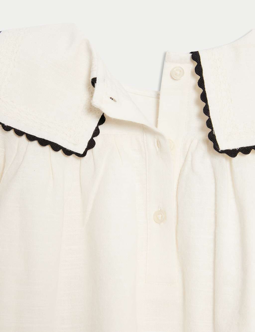Elephant Embroidered Collared Dress (0-6 Ys) 3 of 3