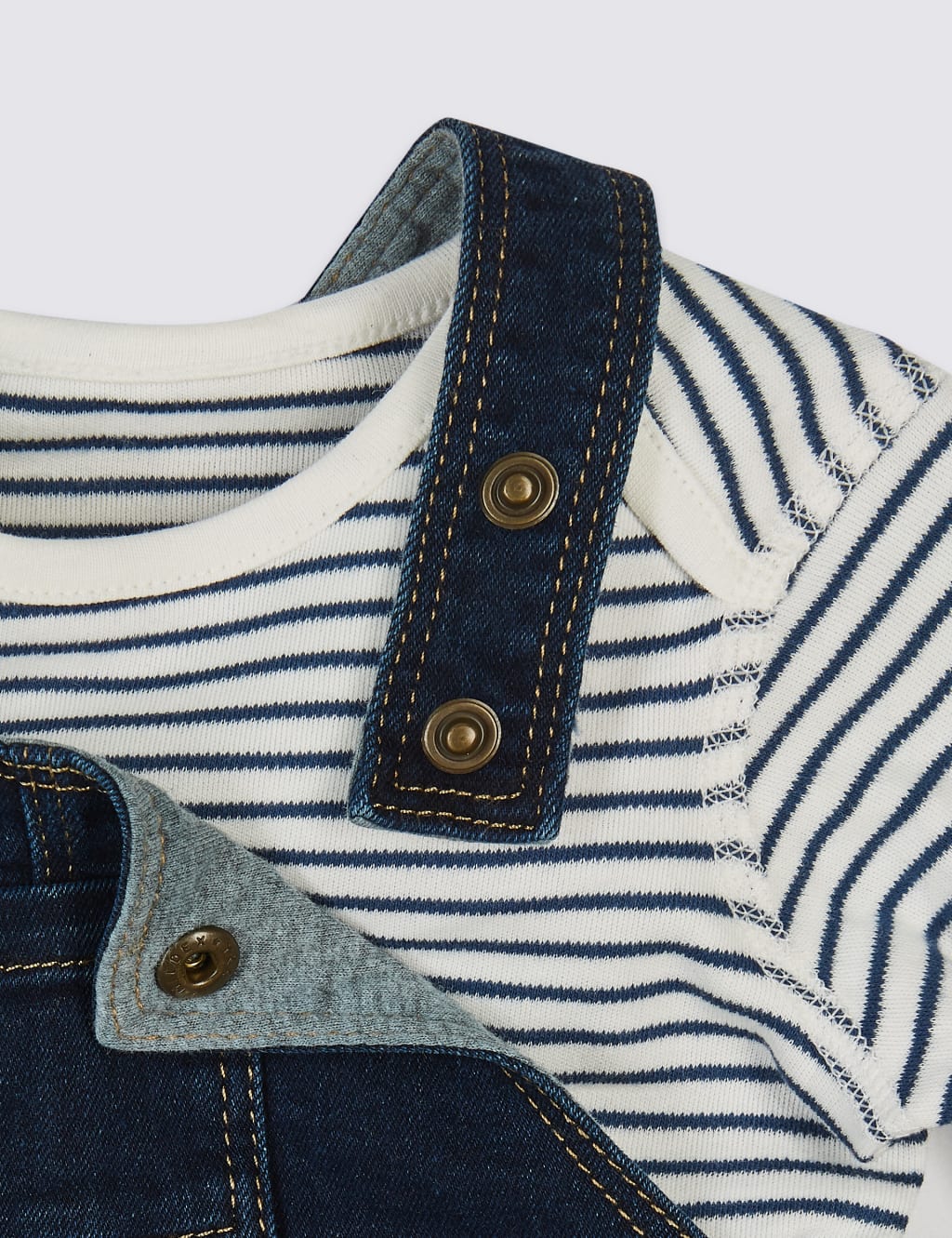 2 Piece Denim Pinny & Bodysuit 5 of 5