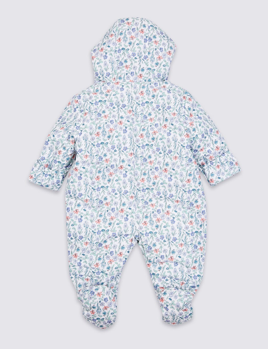 Floral Print Snowsuit M S