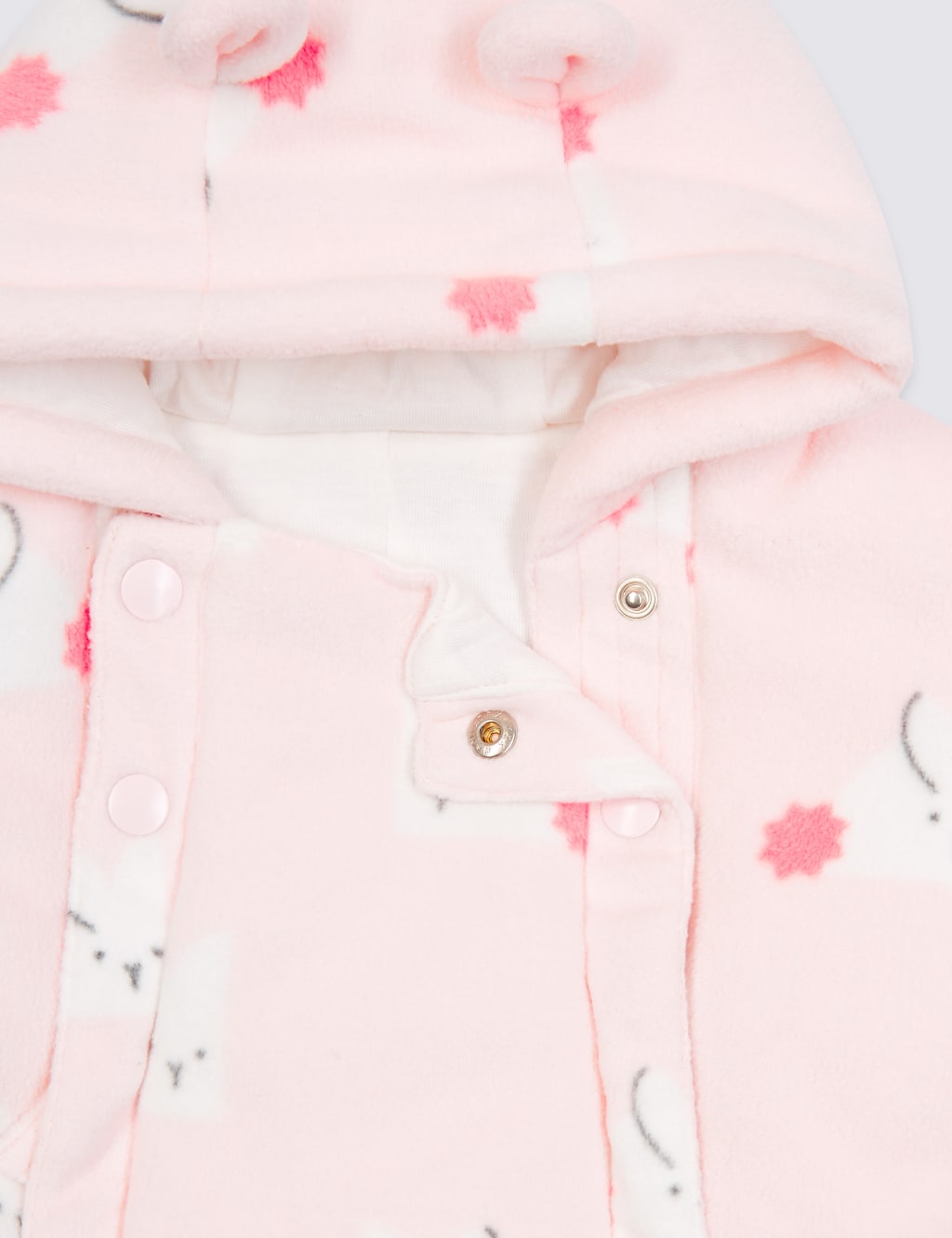 All Over Bunny Print Pramsuit 3 of 4