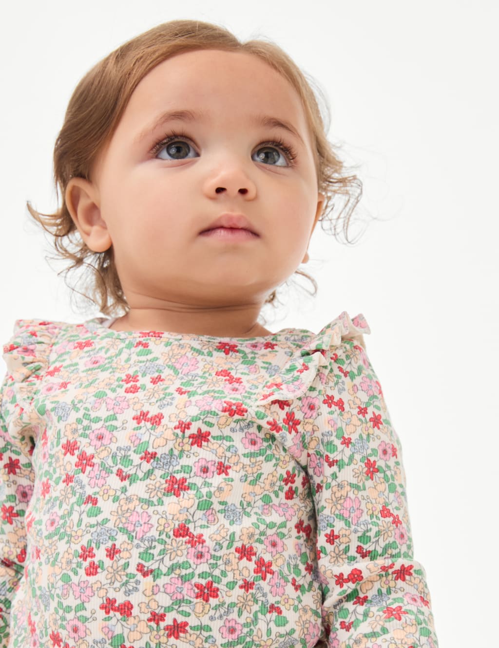 2pc Cotton Rich Ditsy Floral Outfit (0-6 Yrs) 8 of 9