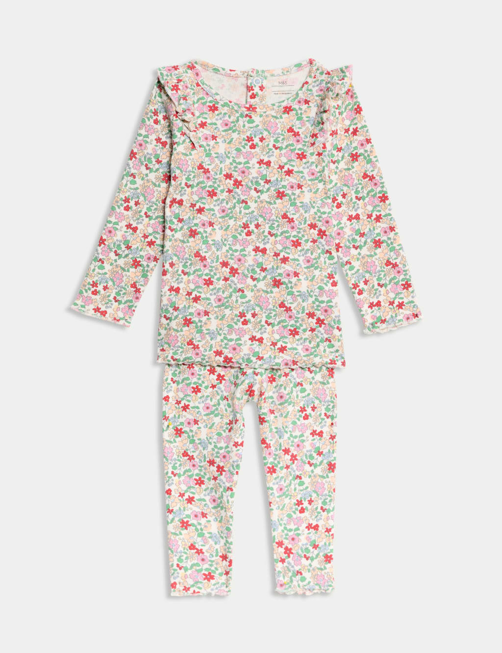 2pc Cotton Rich Ditsy Floral Outfit (0-6 Yrs) 2 of 9