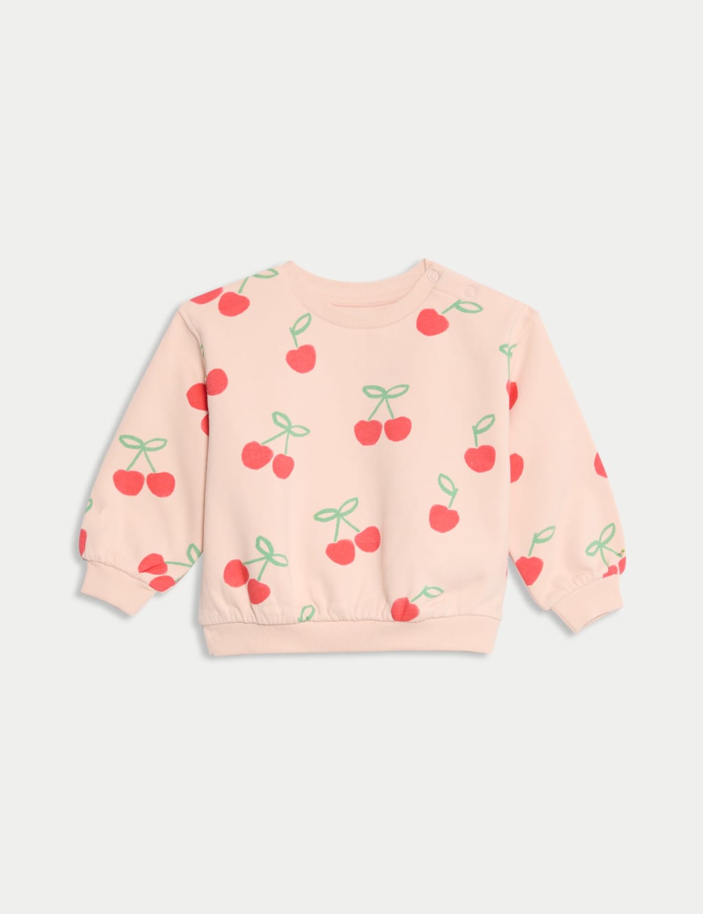 2pc Cotton Rich Cherry Print Outfit (0-6 Yrs) 3 of 6