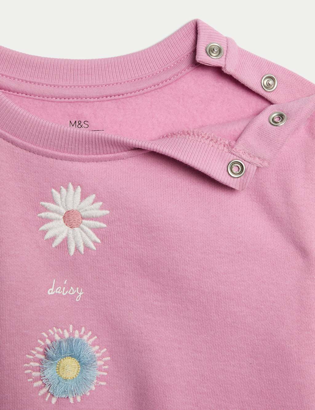 Cotton Rich Flower Sweatshirt (0-3 Yrs) 3 of 3