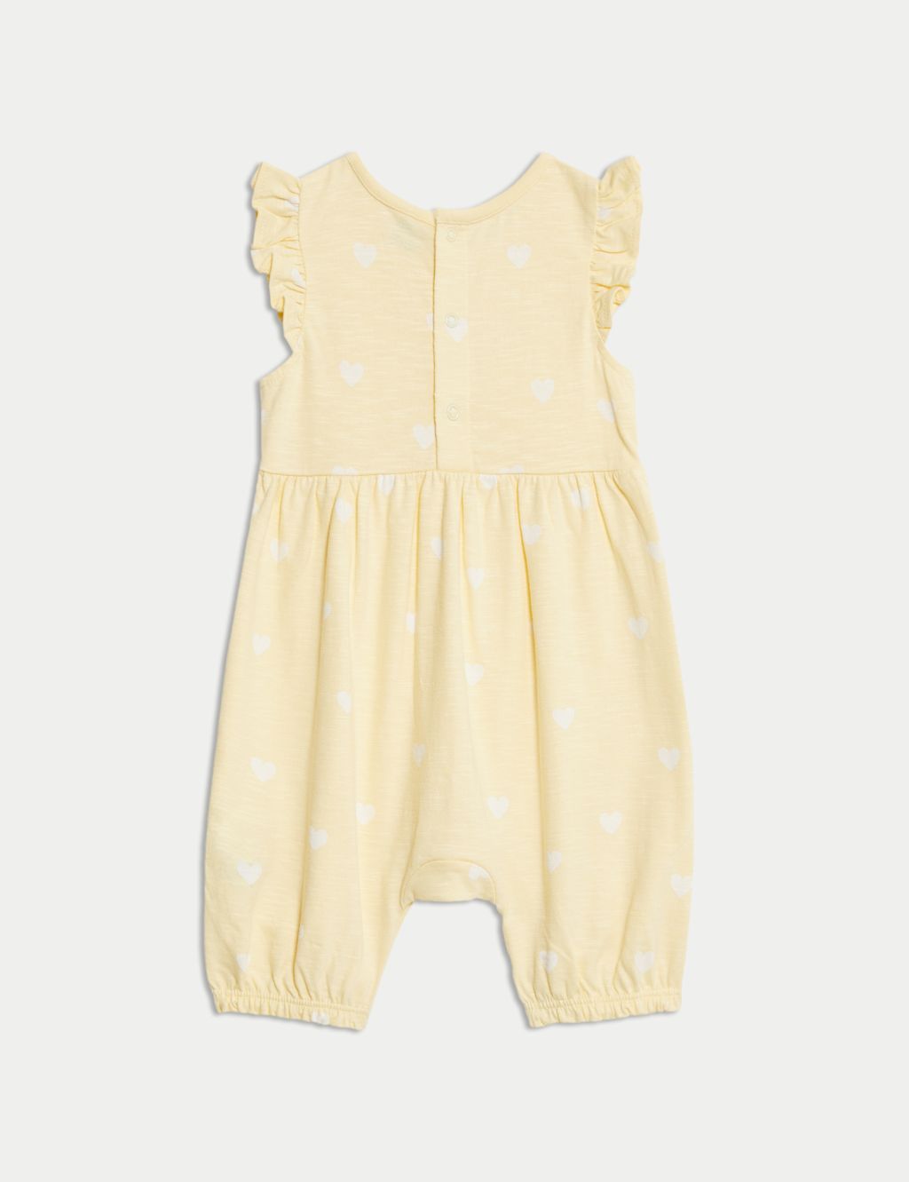 Pure Cotton Heart Print Romper (0-3 Yrs) 2 of 4