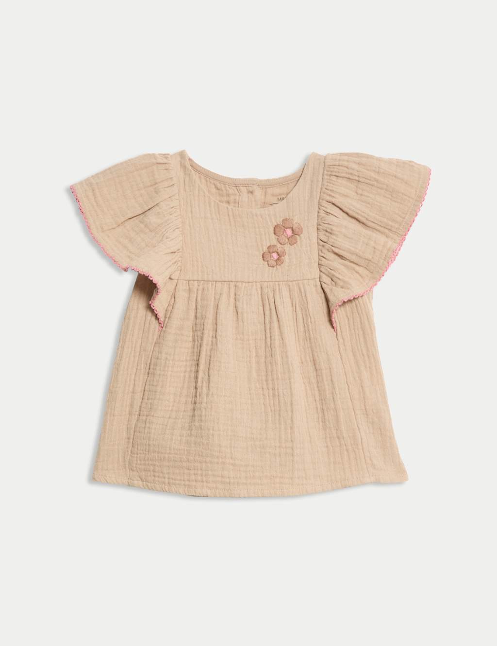 2pc Pure Cotton Frill Shorts Outfit (0-3 Yrs) 3 of 6