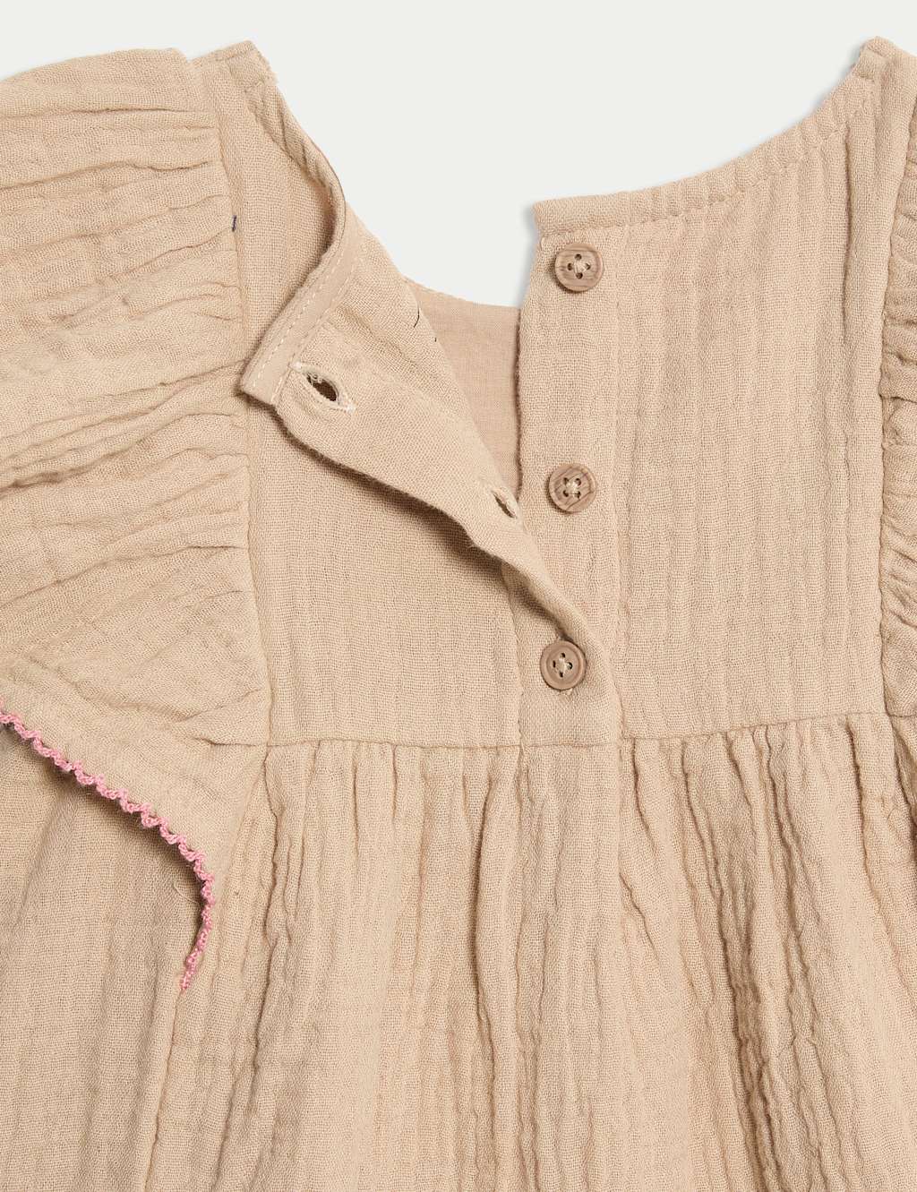 2pc Pure Cotton Frill Shorts Outfit (0-3 Yrs) 5 of 6