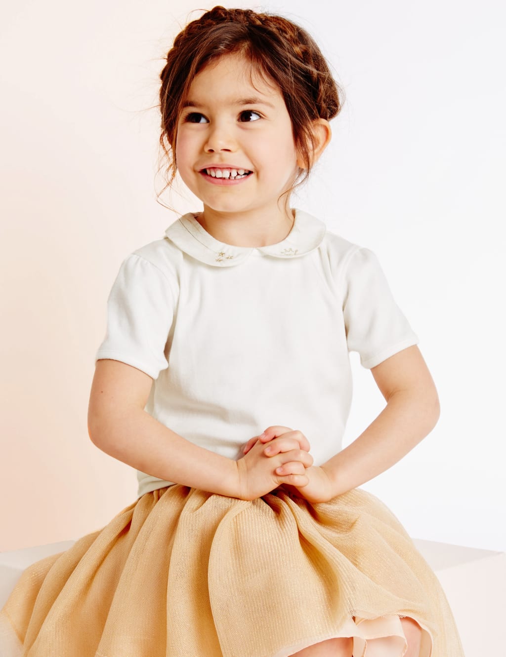 Girls peter pan top online