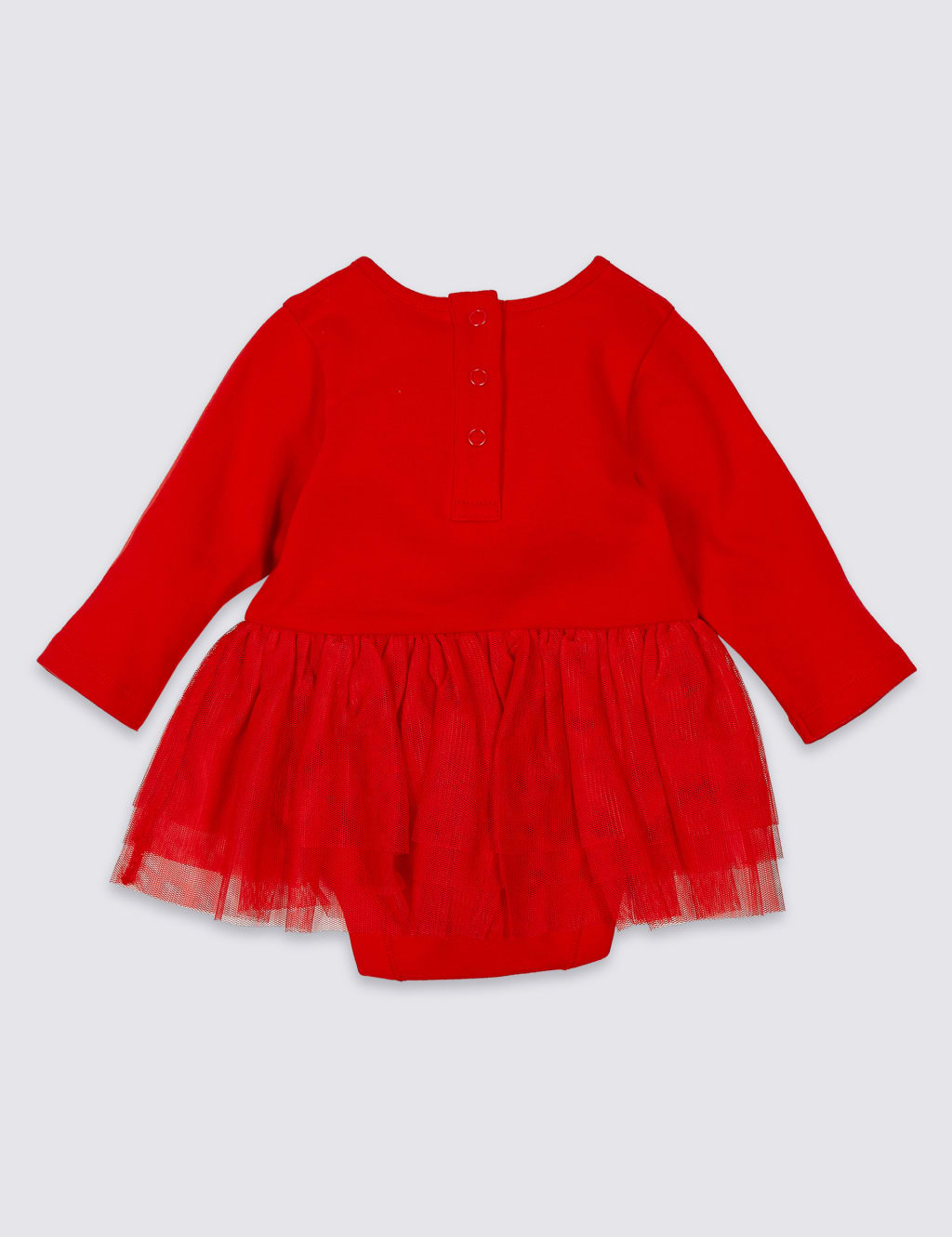 Baby Christmas Bodysuit with Tights Outfit 2 of 6