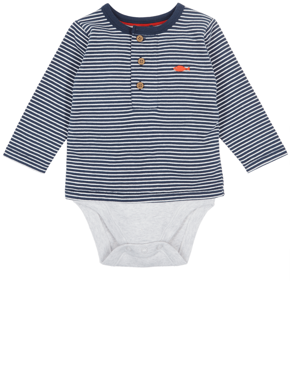 Striped Pure Cotton Bodysuit 5 of 6