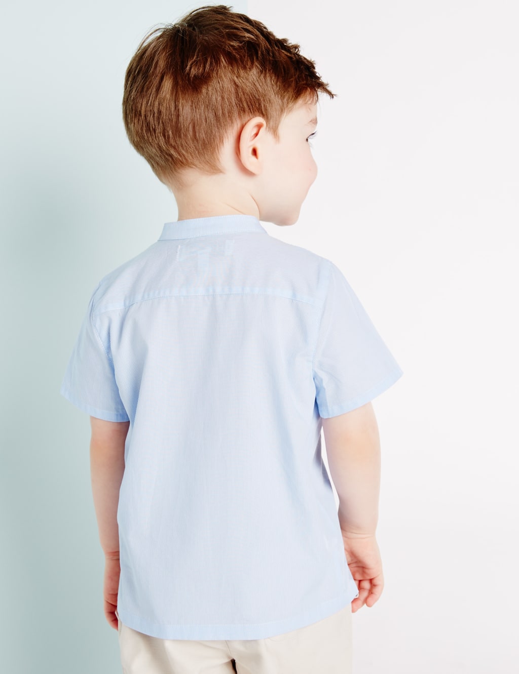 Boys Fine Stripe Woven Shirt (3 Months - 5 Years) 3 of 5