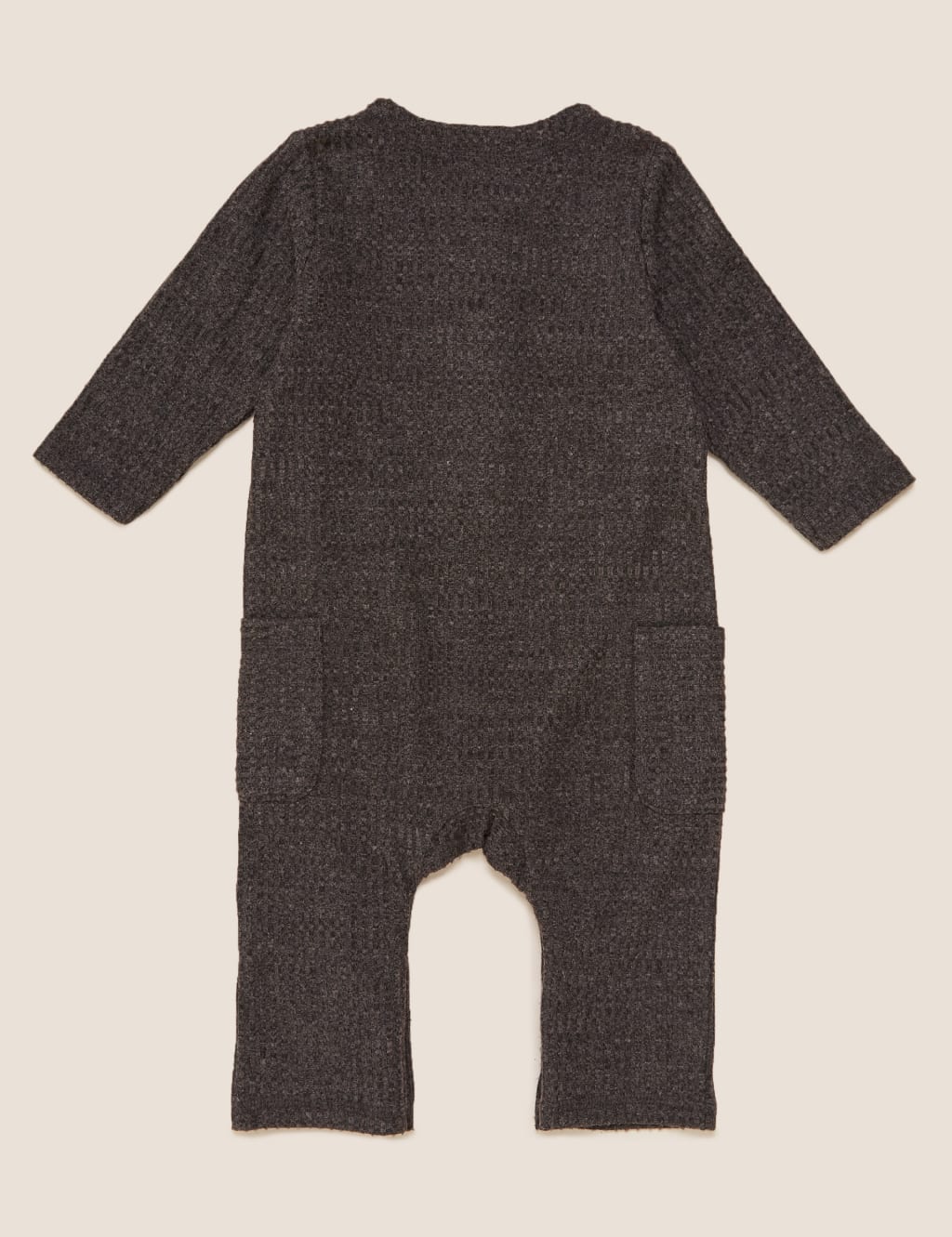 Textured Velour Romper (0-3 Yrs) 2 of 4