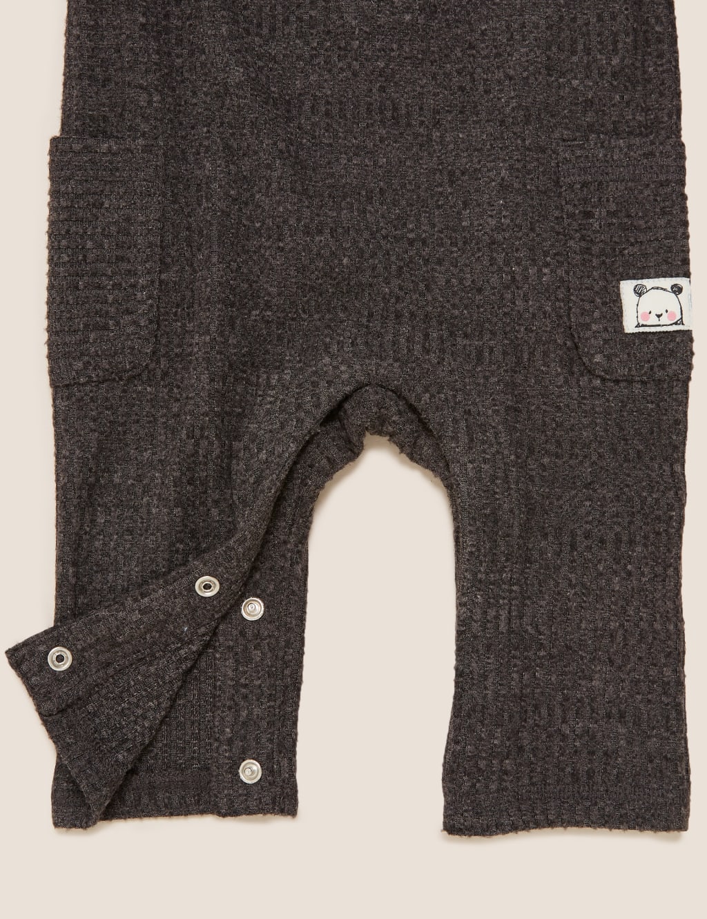 Textured Velour Romper (0-3 Yrs) 3 of 4