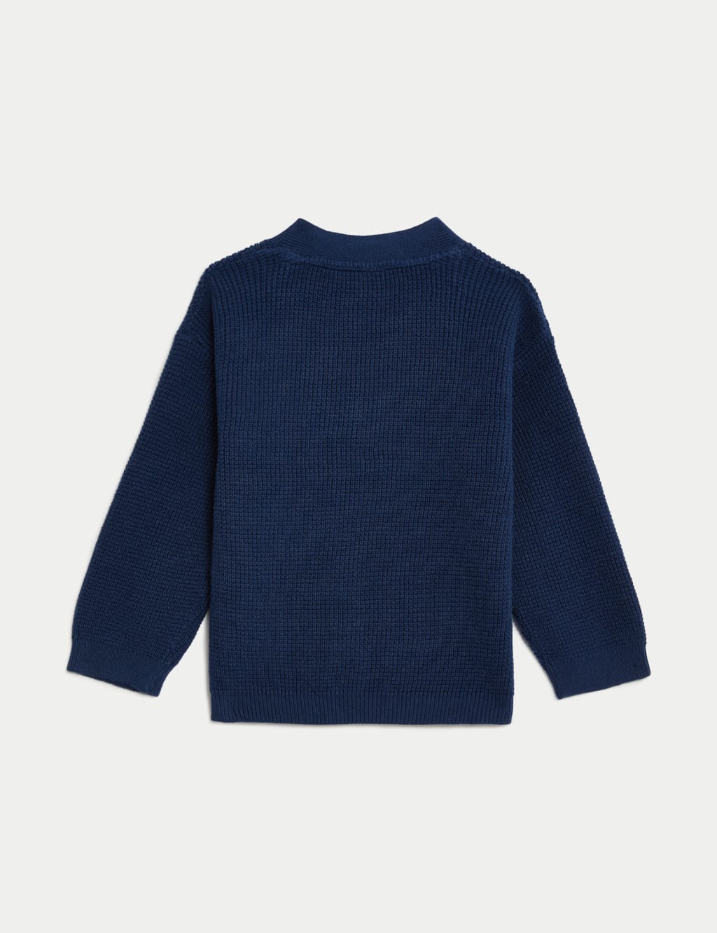Pure Cotton Knitted Textured Cardigan 0 3 Yrs