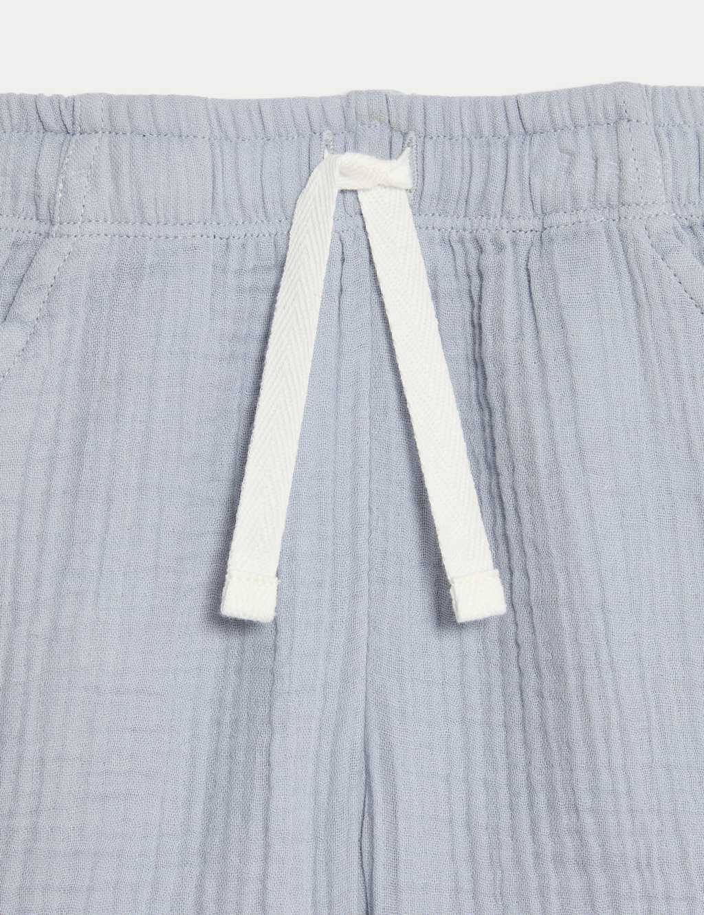 2pc Pure Cotton Top & Shorts Outfit (0-3 Yrs) 6 of 6