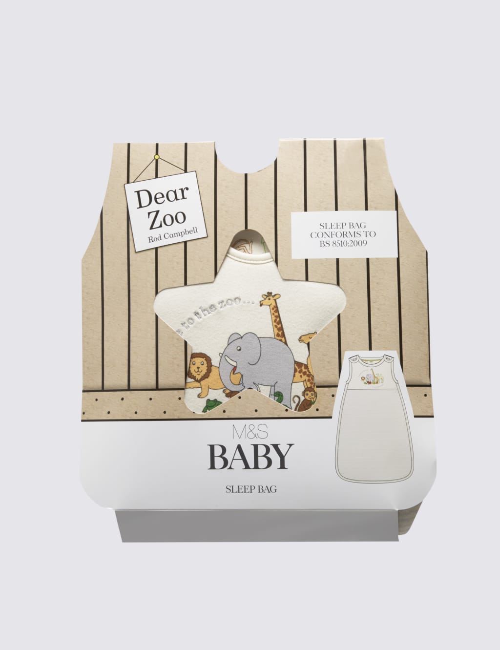 Dear Zoo 2.4 Tog Sleeping Bag M S