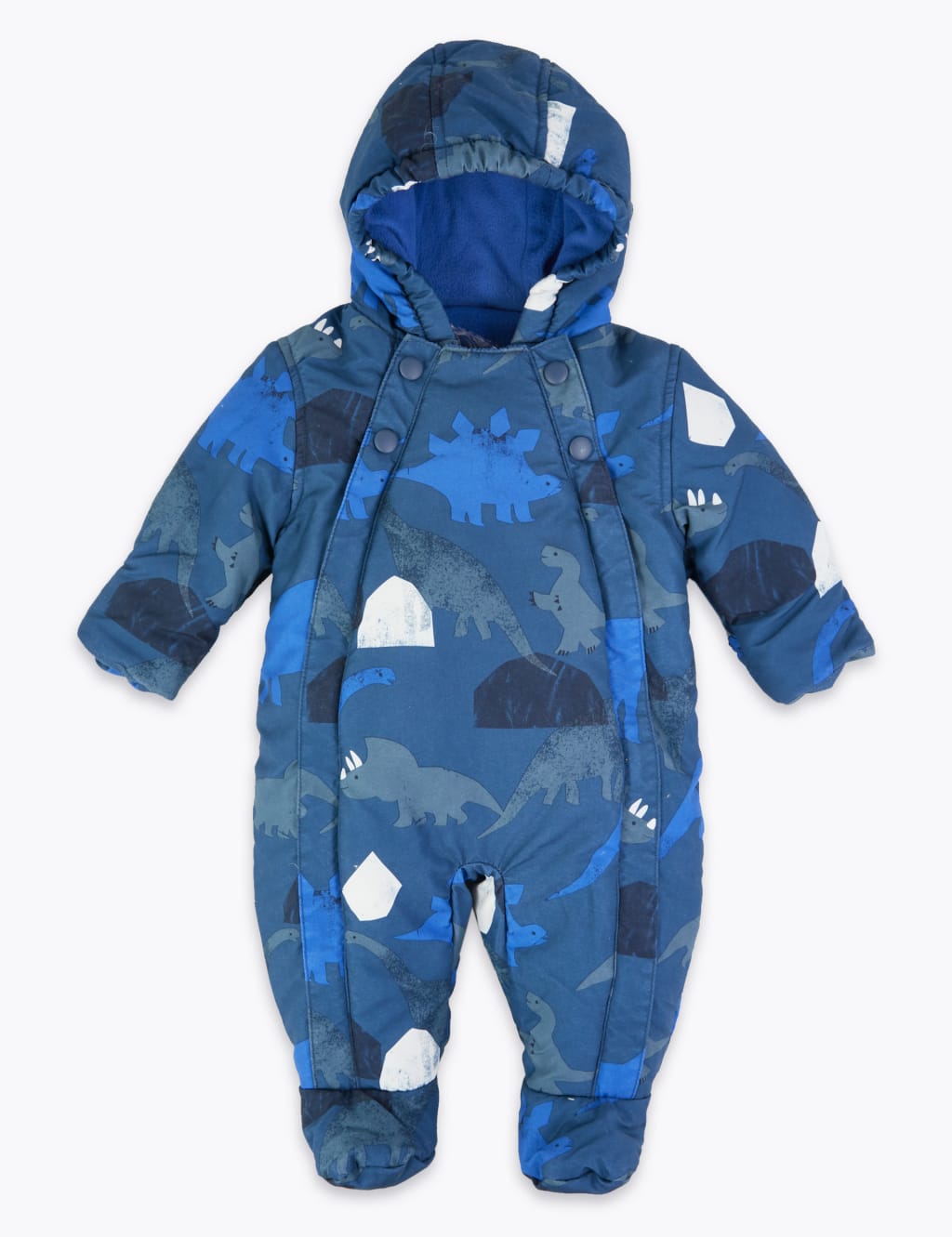 Dinosaur Print Snowsuit 0 3 Yrs M S