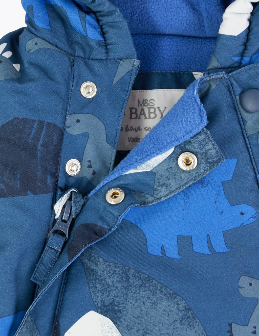 Dinosaur Print Snowsuit (0-3 Yrs) 3 of 4