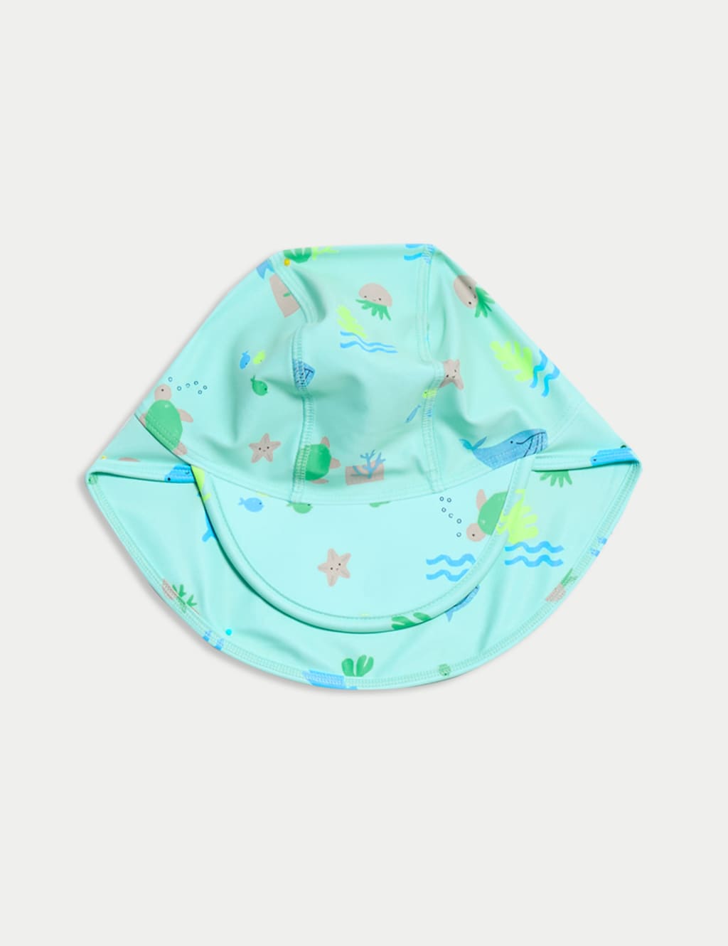 2pc Sealife Print Swimsuit and Hat (0-3 Yrs) 3 of 4